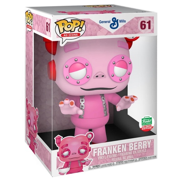Funko Pop! Ad Icons Franken Berry 10 Inch Exclusive #61 New in box - Picture 2 of 3
